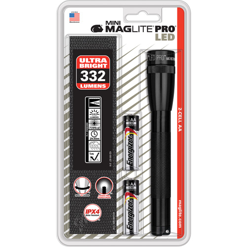 Mini&reg; PRO Flashlight, LED, 332 Lumens, AA Batteries Toolneeds Inc.