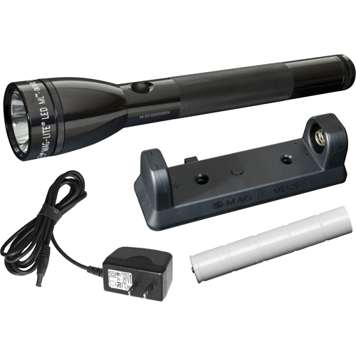 ML125 Flashlight, LED, 186 Lumens, Rechargeable Batteries Toolneeds Inc.