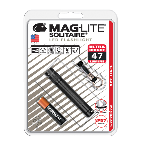 Lampes de poche Solitaire, DEL, 47 lumens, Piles AAA Toolneeds Inc.