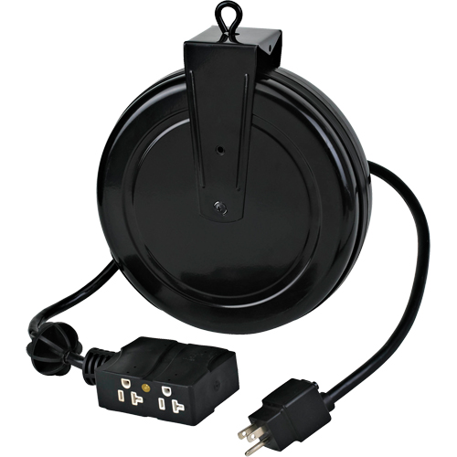 Cord Reel - Industrial, 20', SJTOW, 12/3/3-Dec Gauge, 15 A Toolneeds Inc.