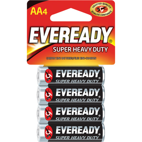 Piles &agrave; usage super intensif Eveready Toolneeds Inc.