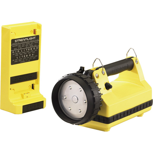 Lanterne avec syst&egrave;me de montage pour v&eacute;hicule E-Flood LiteBox, DEL, 615 lumens, 8 hres de fonctionnement, piles Rechargeable, Compris Toolneeds Inc.