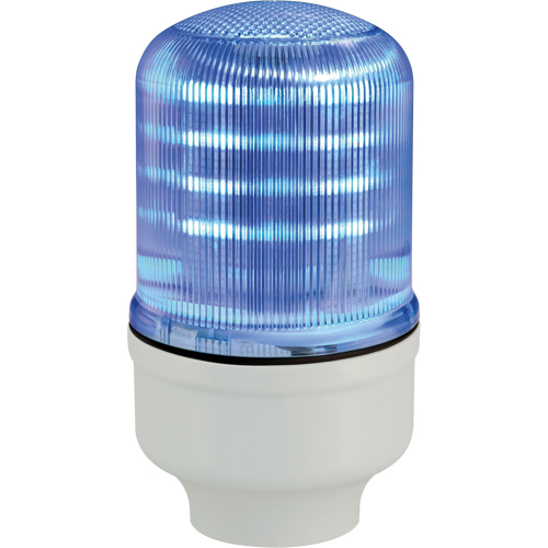 Streamline&reg; Modular Multifunctional LED Beacons, Continuous/Flashing/Rotating, Blue Toolneeds Inc.