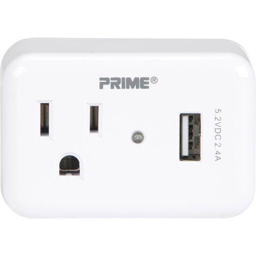 Prime&reg; USB Charger with Surge Protector Toolneeds Inc.