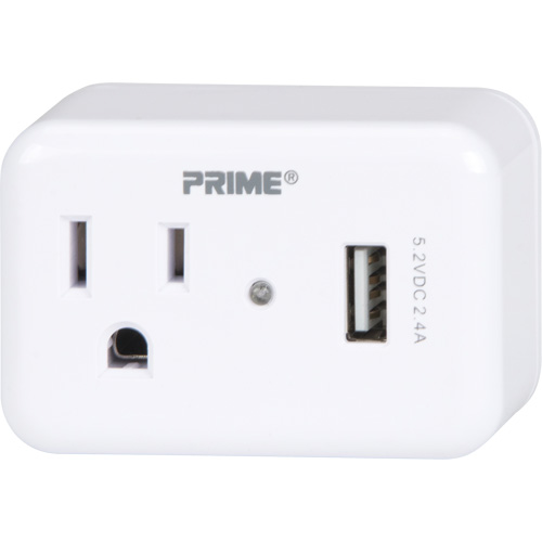 Prime&reg; USB Charger with Surge Protector Toolneeds Inc.