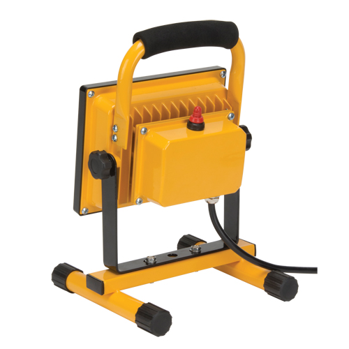 Portable Work Light, LED, 20 W, 2500 Lumens, Aluminum Housing Toolneeds Inc.