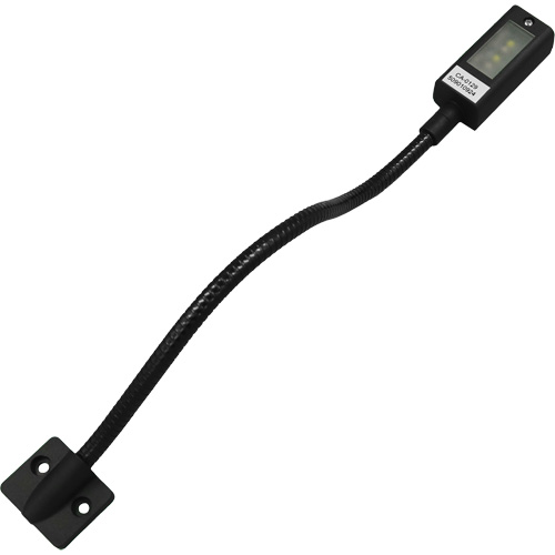 LED Gooseneck Maplight, 1 W, LED, 12" Neck, Black Toolneeds Inc.