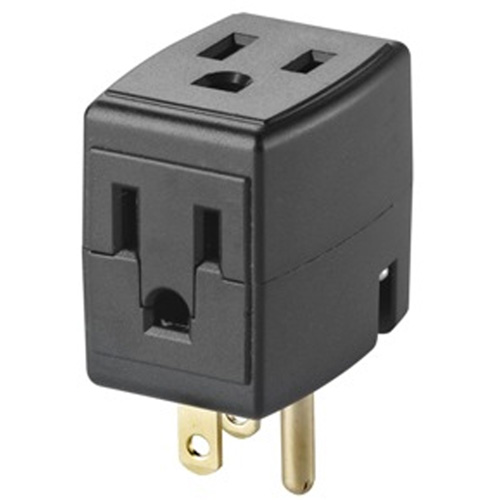 Grounded Triple Cube, 3 Outlet(s), None, 15 Amps, 1875 W, 125 V Toolneeds Inc.