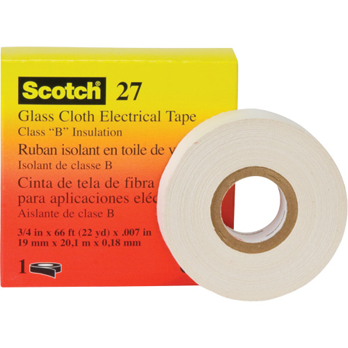 Ruban isolant en toile de verre 27 Scotch, 12 mm (1/2") la x 20 m (66') lo Toolneeds Inc.
