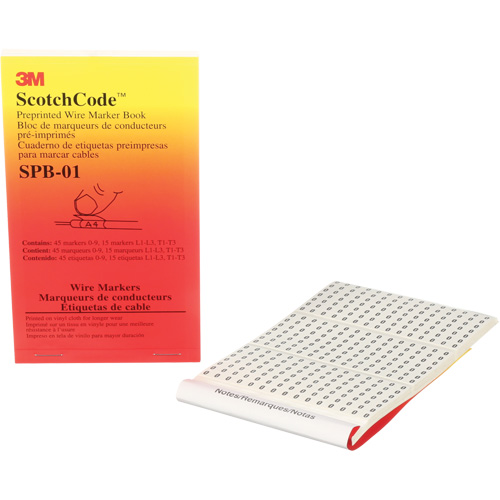 ScotchCode Pre-Printed Wire Marker Book Toolneeds Inc.