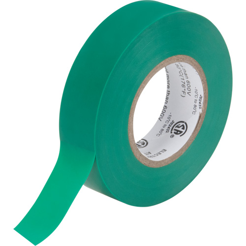 Ruban isolant, 19 mm (3/4") x 18 m (60'), Vert, 7 mils Toolneeds Inc.