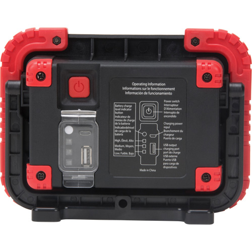 Lampe de travail portative, DEL, 10 W, 1000 lumens, Boîtier en Plastique Toolneeds Inc.