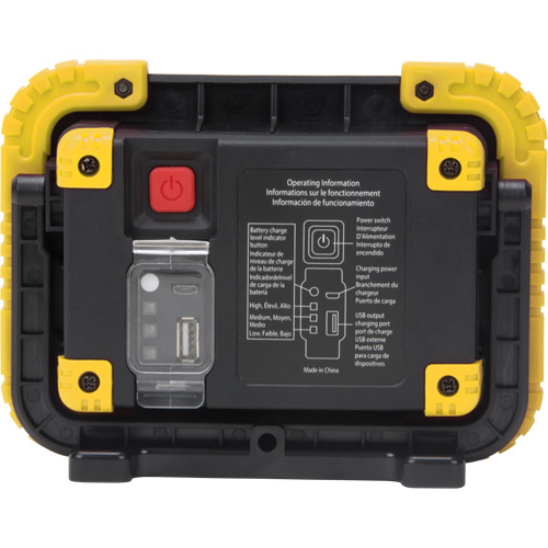 Lampe de travail portative, DEL, 10 W, 1000 lumens, Boîtier en Plastique Toolneeds Inc.