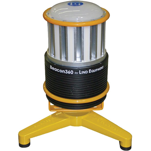 Beacon360 GO Portable Work Light with Floor Stand, LED, 45 W, 6000 Lumens, Aluminum Housing Toolneeds Inc.