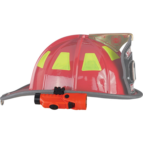 Vantage&reg; 180 X Multi-Fuel Helmet/Right Angle Flashlight, LED, Rechargeable/CR123A Batteries, Nylon Polymer Toolneeds Inc.