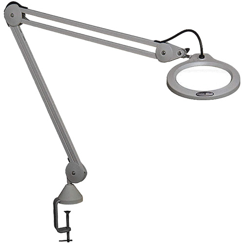 Lampe grossissante, Dioptrie 5, Ampoule DEL, Bras de 45", Pinces serre-joints, Gris Toolneeds Inc.
