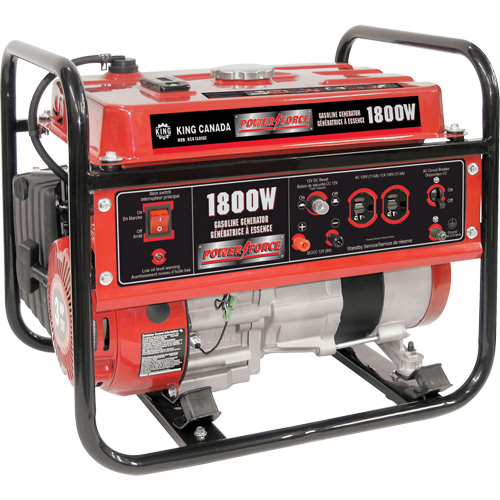 Gasoline Generator, 1800 W Surge, 1400 W Rated, 120 V, 7 L Tank Toolneeds Inc.