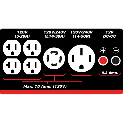 G&eacute;n&eacute;ratrice &agrave; essence/propane &agrave; d&eacute;marreur &eacute;lectrique Toolneeds Inc.