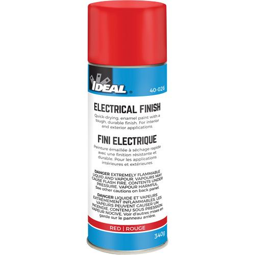 Peinture-&eacute;mail &agrave; s&eacute;chage rapide pour fini isolant, Canette a&eacute;rosol, Rouge Toolneeds Inc.
