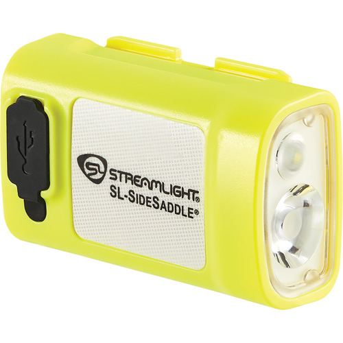 SL-SIDESADDLE&reg; USB Hardhat & Helmet Light, LED, 350/320/400 Lumens, 6.25/7/5 Hrs. Run Time, Rechargeable Batteries Toolneeds Inc.