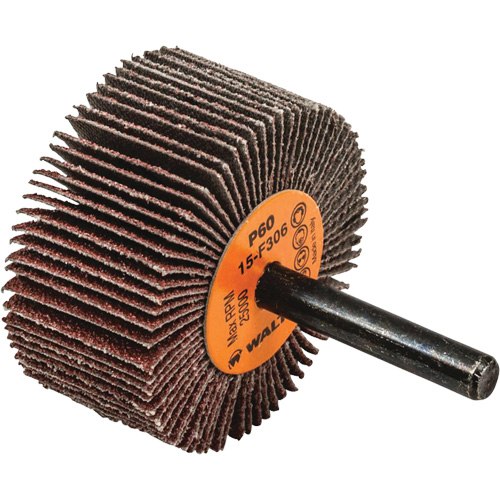 Coolcut Flap Wheel, Aluminum Oxide, 60 Grit, 2" x 1" x 1/4" Toolneeds Inc.