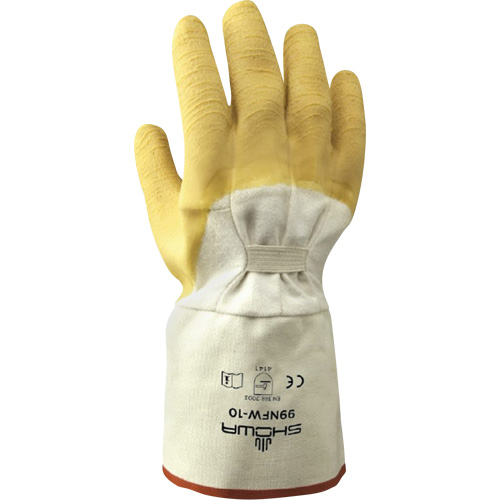 99NFW Heavy-Duty Gloves, 10/Large, Rubber Latex Coating, Cotton Shell Toolneeds Inc.