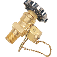 Station Valve with Gas Tight & Chain, Brass Toolneeds Inc.