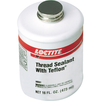 Thread Sealant with PTFE, Brush-Top Can, 473 ml, -51° C - 149° C/-59.8° F - 300.2° F Toolneeds Inc.