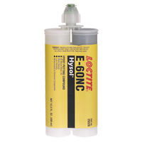 E-60NC Electrically Non-Corrosive Structural Adhesives, 400 ml, Dual Cartridge, Two-Part, Black Toolneeds Inc.
