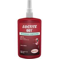 Loctite&reg; 661 Retaining Compound, 250 ml, Bottle, Yellow Toolneeds Inc.