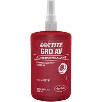 Letter Grade AV Threadlocker, Red, High, 250 ml, Bottle Toolneeds Inc.