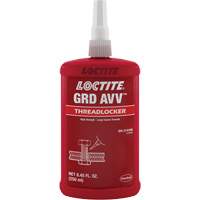 Letter Grade AVV Threadlocker, Red, High, 250 ml, Bottle Toolneeds Inc.