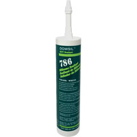 Dowsil 786 Silicone Sealant, 300 ml, Cartridge, White Toolneeds Inc.