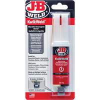 KwikWeld Adhesive, 25 ml, Syringe, Two-Part, Grey Toolneeds Inc.