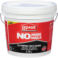 Adh&eacute;sif de construction multi-usages No More Nails Toolneeds Inc.