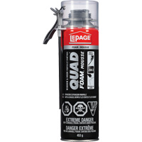 Quad&reg; Foam Window & Door Installation Foam, Aerosol Can, Tan Toolneeds Inc.