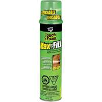 Touch 'n Foam&reg; Max Fill Triple Expanding Sealant, 566 g, Aerosol Can, Cream Toolneeds Inc.