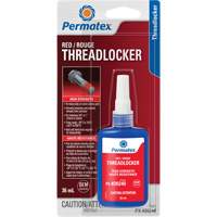 Permanent Strength Threadlocker, Red, High, 36 ml, Bottle Toolneeds Inc.