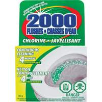 D&eacute;tergent pour cuvette de toilette 2000 Flushes avec agent de blanchiement, 35 g, Tampon Toolneeds Inc.
