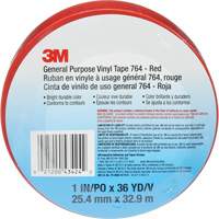 764 General-Purpose Vinyl Tape, 25.4 mm (1") W x 32.9 m (108') L, 5 mils, Red Toolneeds Inc.