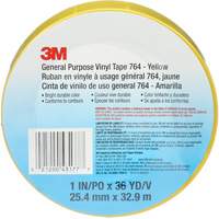 764 General-Purpose Vinyl Tape, 25.4 mm (1") W x 32.9 m (108') L, 5 mils, Yellow Toolneeds Inc.