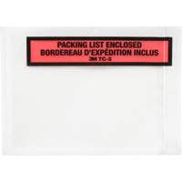 Packing List Envelope, 5-1/2" L x 4-1/2" W, Endloading Style Toolneeds Inc.