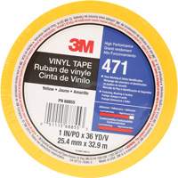 Ruban en vinyle 471, 25,4 mm (1") la x 32,9 m (108') lo, 5,2 mils, Jaune Toolneeds Inc.
