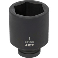 Socket, Impact, 3", 1" Drive, 6 Points, Deep Toolneeds Inc.