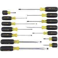 JKS-14S Cushion Grip Screwdriver Set, 14 Pcs. Toolneeds Inc.