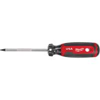 Tournevis &agrave; pointe carr&eacute;e, Tige de #2, Ronde, 211 mm lo, Prise en Coussin&eacute;e Toolneeds Inc.