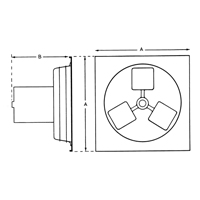 Exhaust Fan 12" 1SP Panel Series Toolneeds Inc.