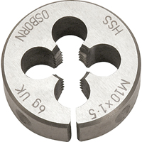 Fili&egrave;re ronde segment&eacute;e, Filet de M10 X 1,5, Acier rapide Toolneeds Inc.