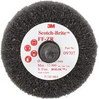 Brosse &agrave; lamelles pour la coupe et le polissage Scotch-Brite, Oxyde d'aluminium, Grain Fin, 2" x 1" x 1/4" Toolneeds Inc.