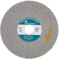 Meules d'&eacute;barbage EXL Scotch-Brite, 6" x 1", Arbre de 1", Oxyde d'aluminium Toolneeds Inc.
